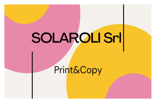 Biglietto da visita Solaroli retro